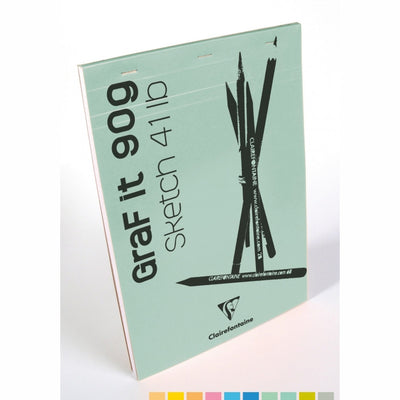 Clairefontaine GraF it Sketch Pads - Blank 80 sheets - 6 x 8 - Assorted | Atlas Stationers.