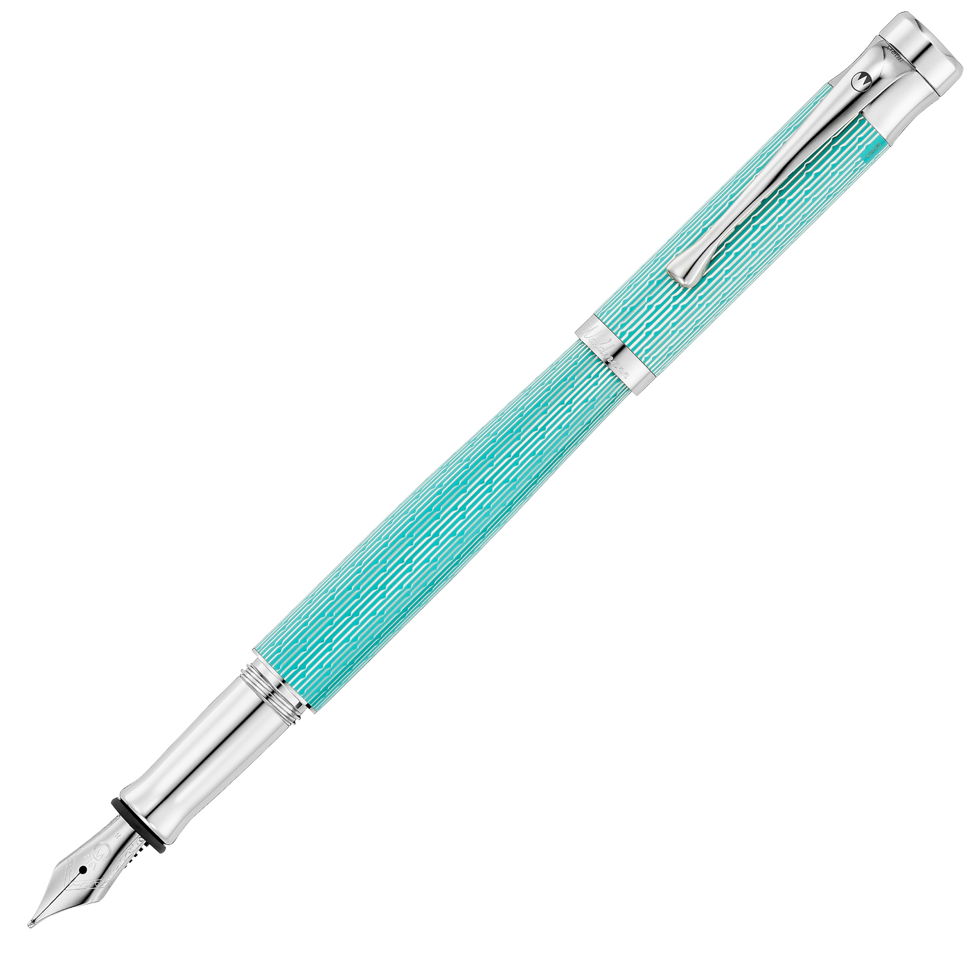 Waldmann Tango Fountain Pen - Brilliant Aquamarine | Atlas Stationers.