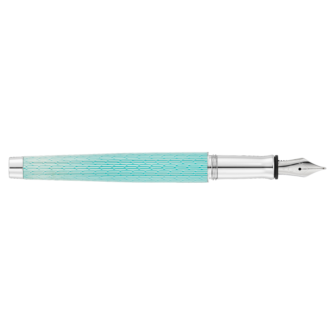 Waldmann Tango Fountain Pen - Brilliant Aquamarine | Atlas Stationers.