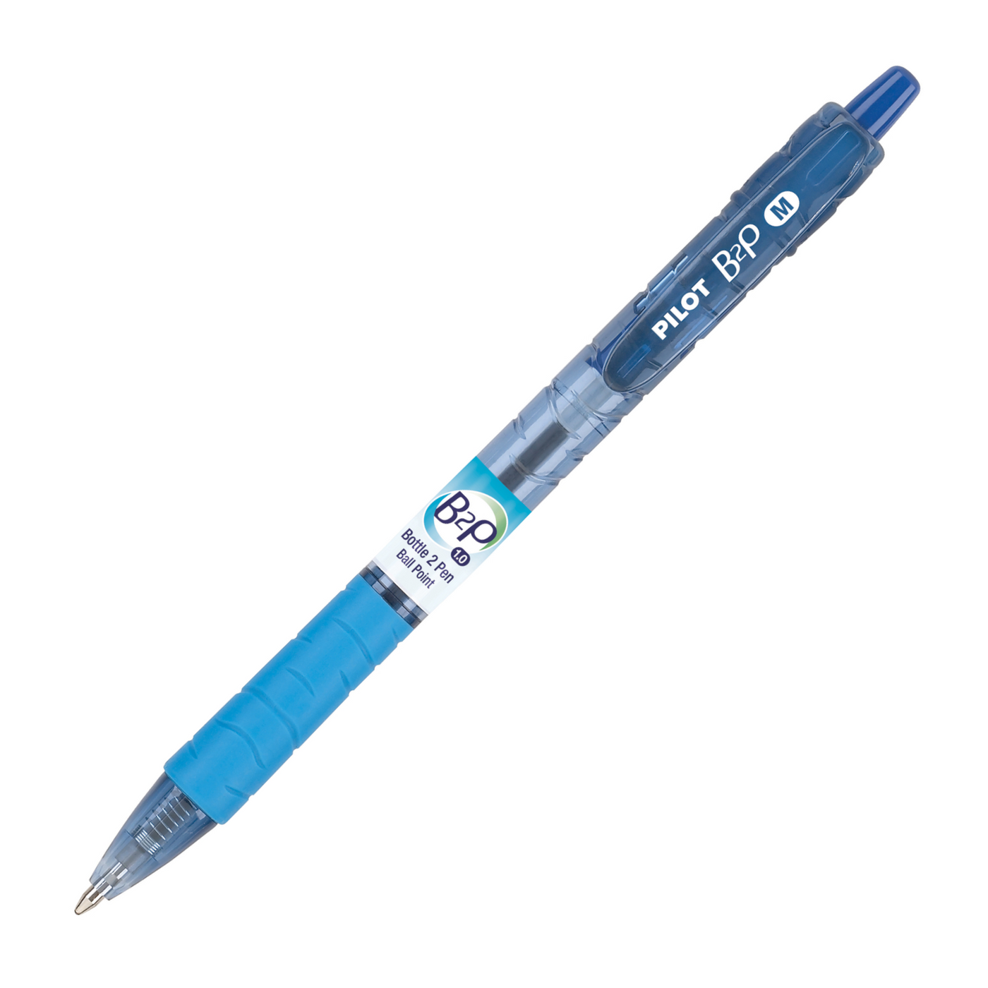 Pilot Recycled B2P Retractable Ballpoint Pen - Blue | Atlas Stationers.