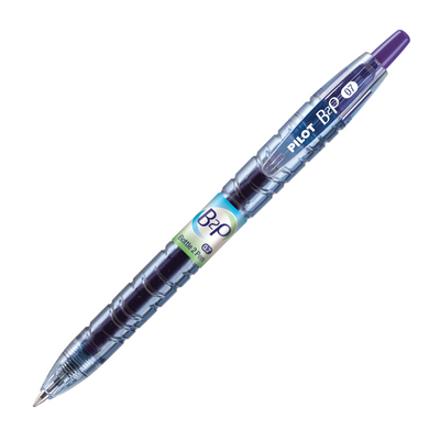 Pilot Recycled B2P Retractable Gel Pen - Purple | Atlas Stationers.