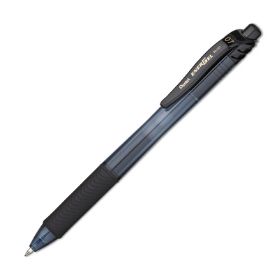 Pentel EnerGel-X Retractable Gel Pen - Black | Atlas Stationers.