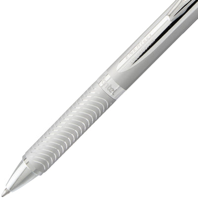 Pentel EnerGel Alloy RT Retractable Gel Pen - Chrome | Atlas Stationers.