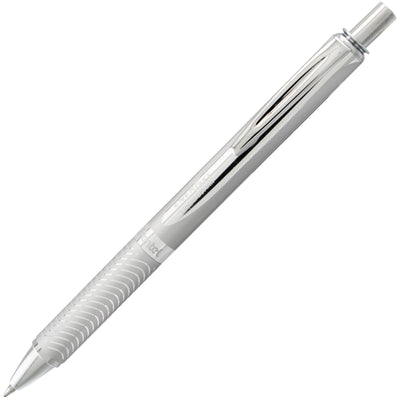 Pentel EnerGel Alloy RT Retractable Gel Pen - Chrome | Atlas Stationers.