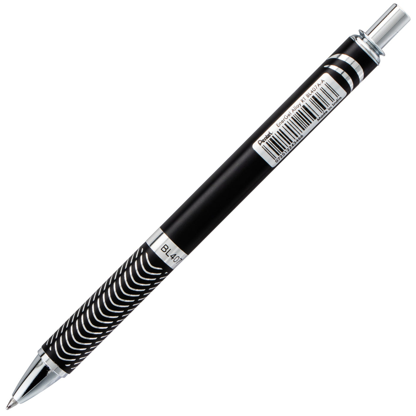 Pentel EnerGel Alloy RT Retractable Gel Pen - Black | Atlas Stationers.