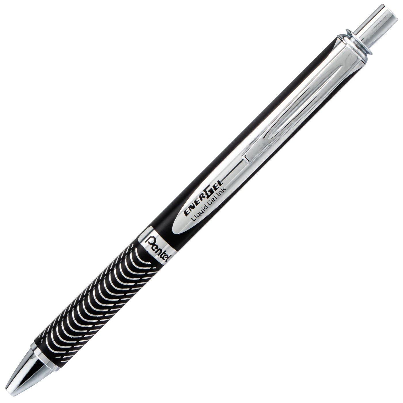 Pentel EnerGel Alloy RT Retractable Gel Pen - Black | Atlas Stationers.