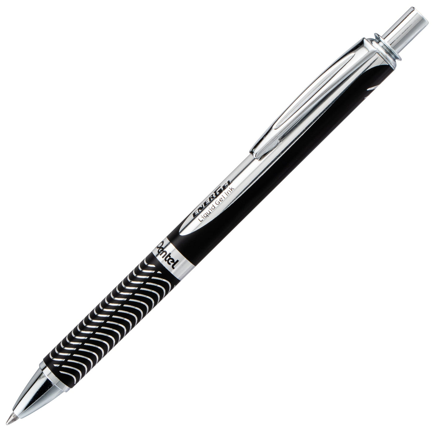 Pentel EnerGel Alloy RT Retractable Gel Pen - Black | Atlas Stationers.