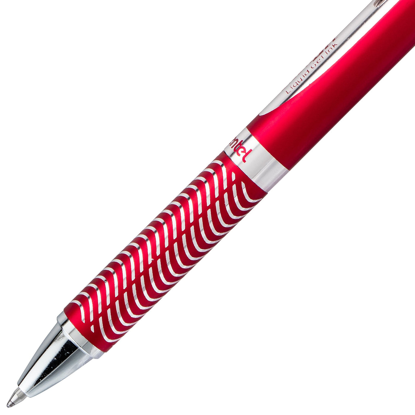 Pentel EnerGel Alloy RT Retractable Gel Pen - Red | Atlas Stationers.