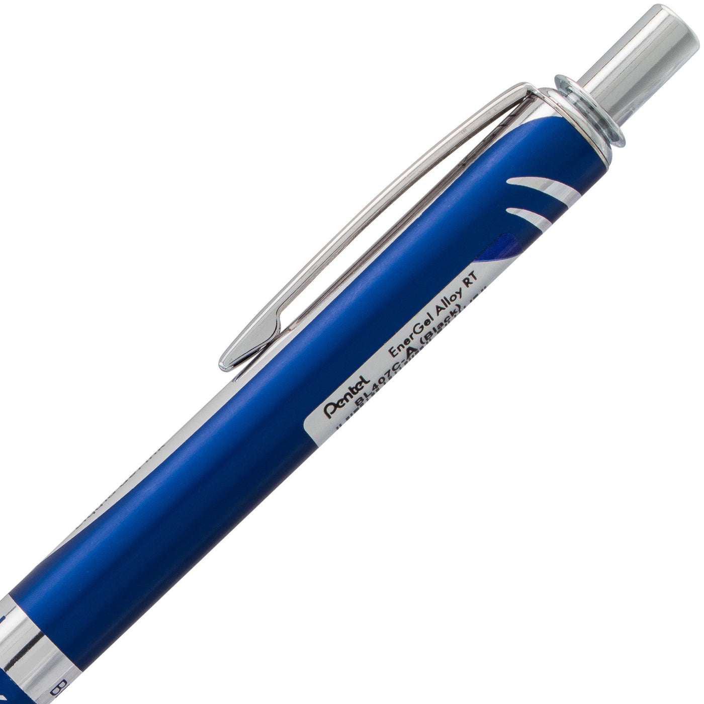 Pentel EnerGel Alloy RT Retractable Gel Pen - Blue | Atlas Stationers.