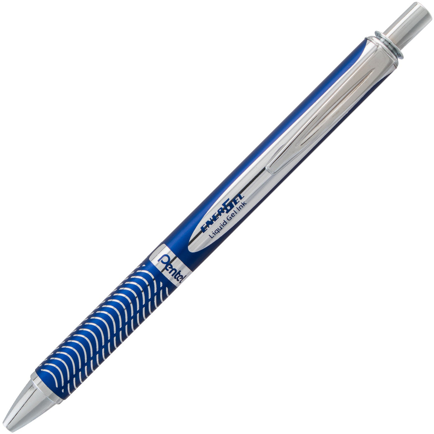 Pentel EnerGel Alloy RT Retractable Gel Pen - Blue | Atlas Stationers.