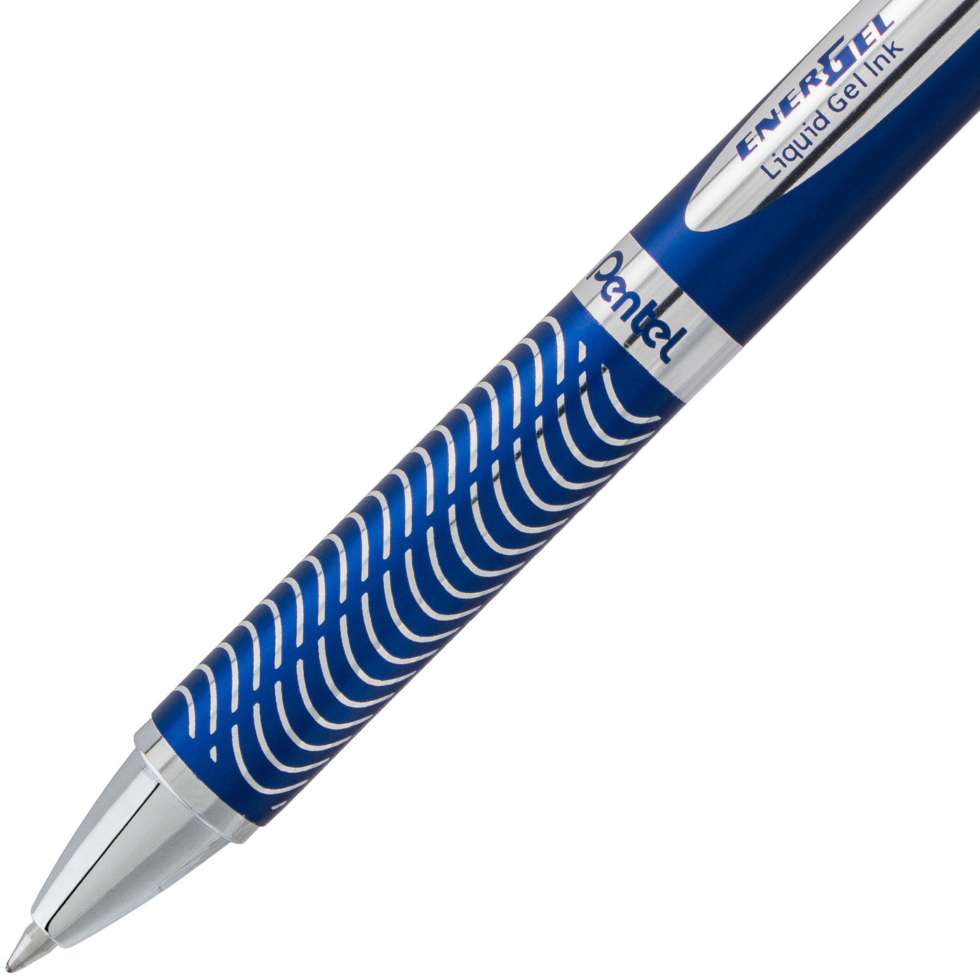 Pentel EnerGel Alloy RT Retractable Gel Pen - Blue | Atlas Stationers.