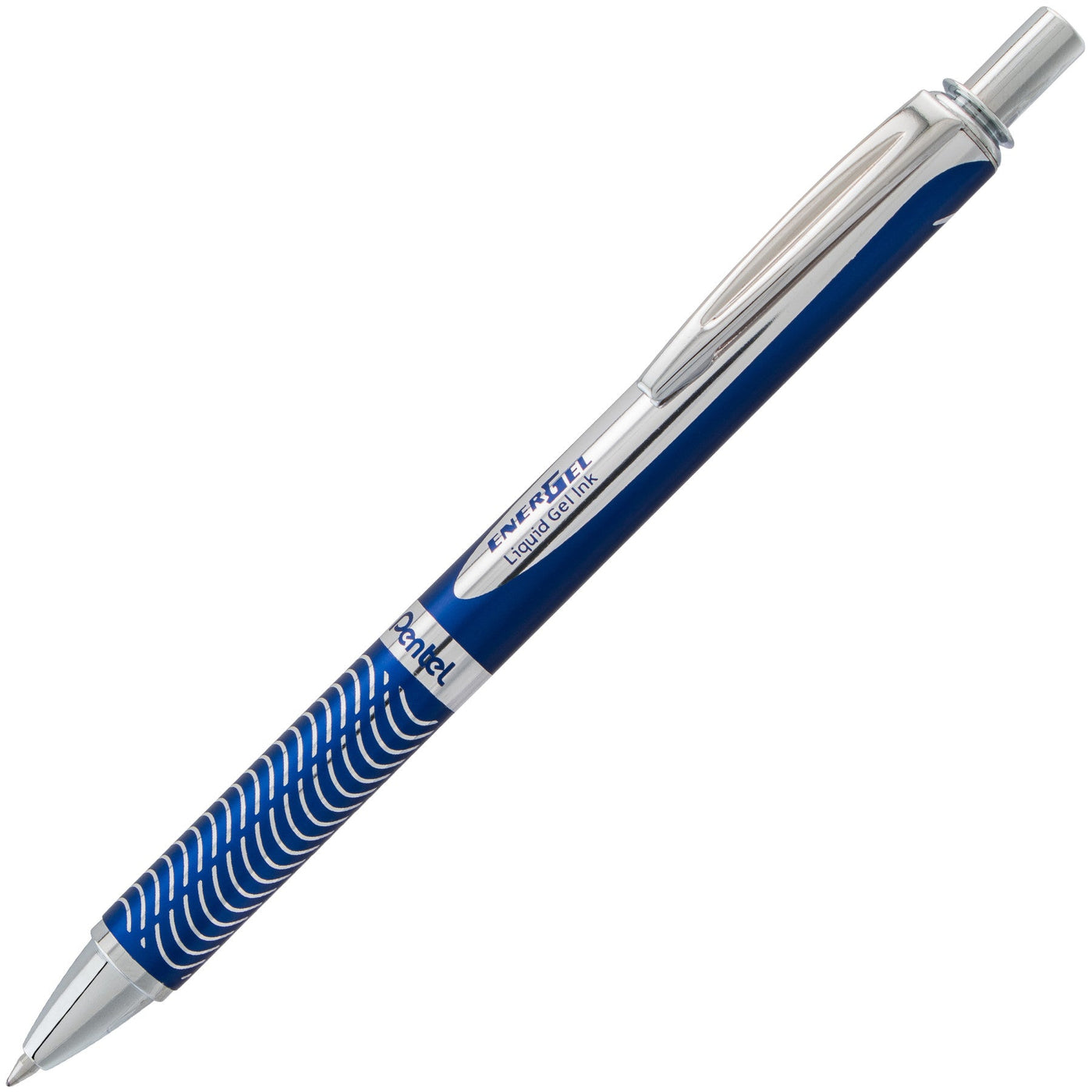 Pentel EnerGel Alloy RT Retractable Gel Pen - Blue | Atlas Stationers.