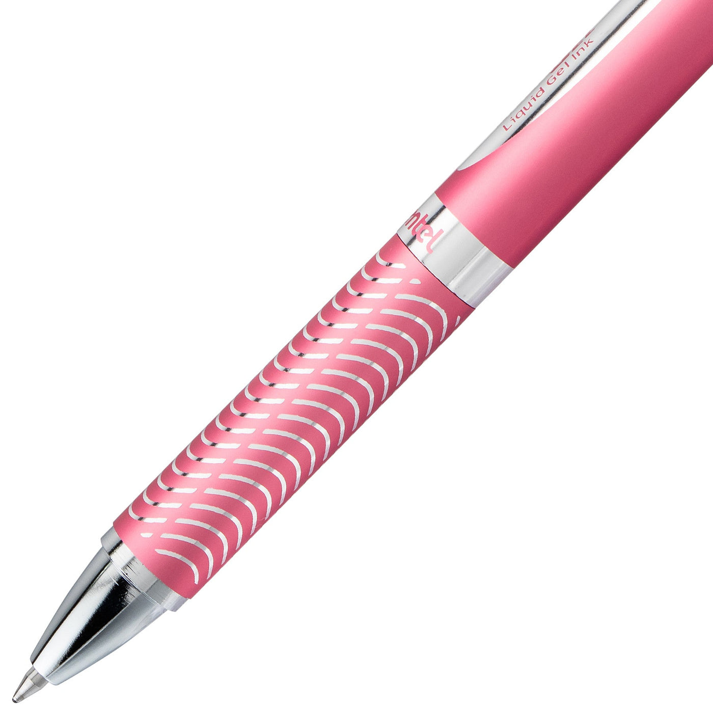 Pentel EnerGel Alloy RT Retractable Gel Pen - Pink | Atlas Stationers.