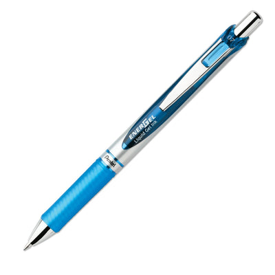 Pentel EnerGel RTX Retractable Gel Pen - Sky Blue | Atlas Stationers.