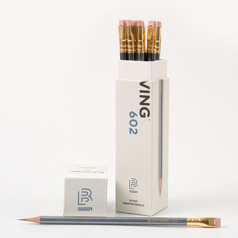 Blackwing Pencils: 602 Gunmetal (Set of 12) | Atlas Stationers.