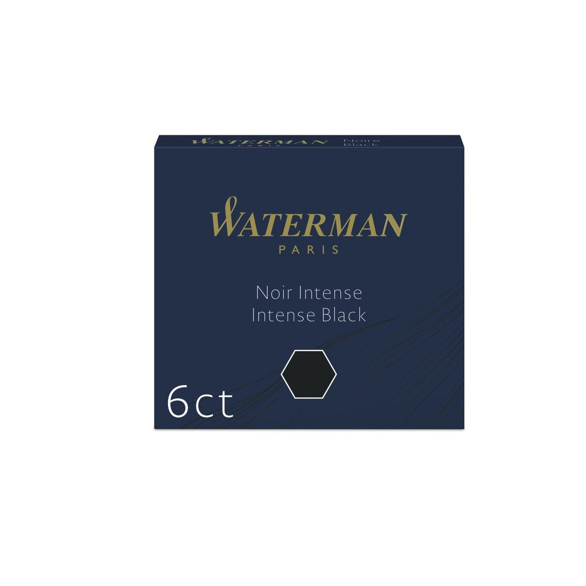 Waterman Fountain Pen Ink Cartridges - Black | Atlas Stationers.