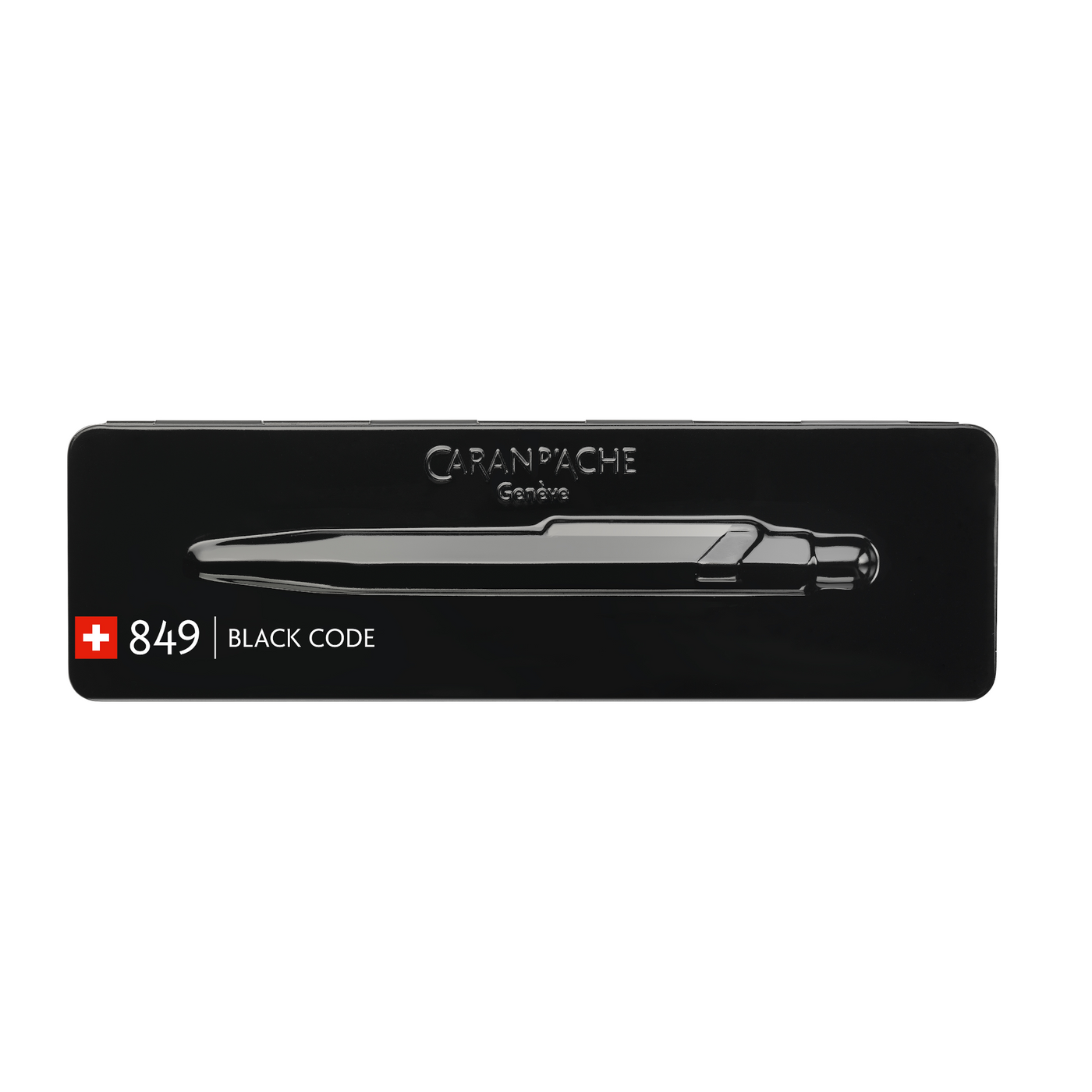 Caran d'Ache 849 Ballpoint Pen - Black Code | Atlas Stationers.