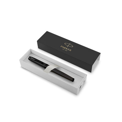 Parker IM Achromatic Fountain Pen - Black | Atlas Stationers.