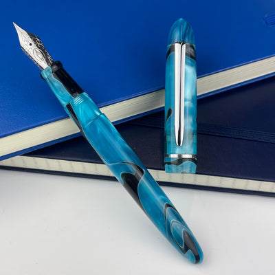 Edison Menlo Fountain Pen - Blue Grotto