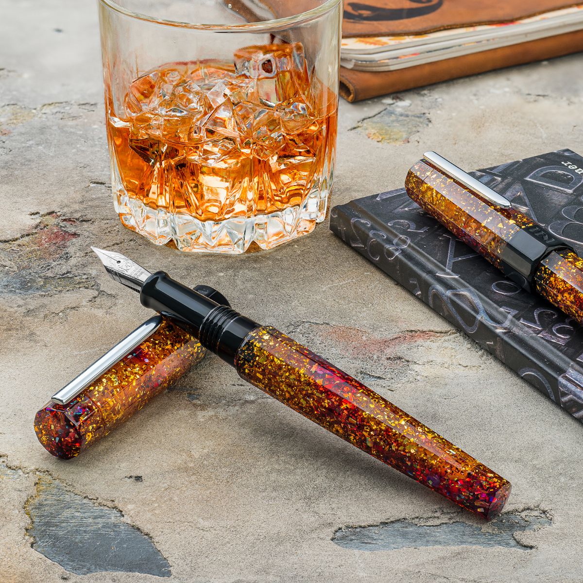 Benu Euphoria Fountain Pen - Bourbon | Atlas Stationers.