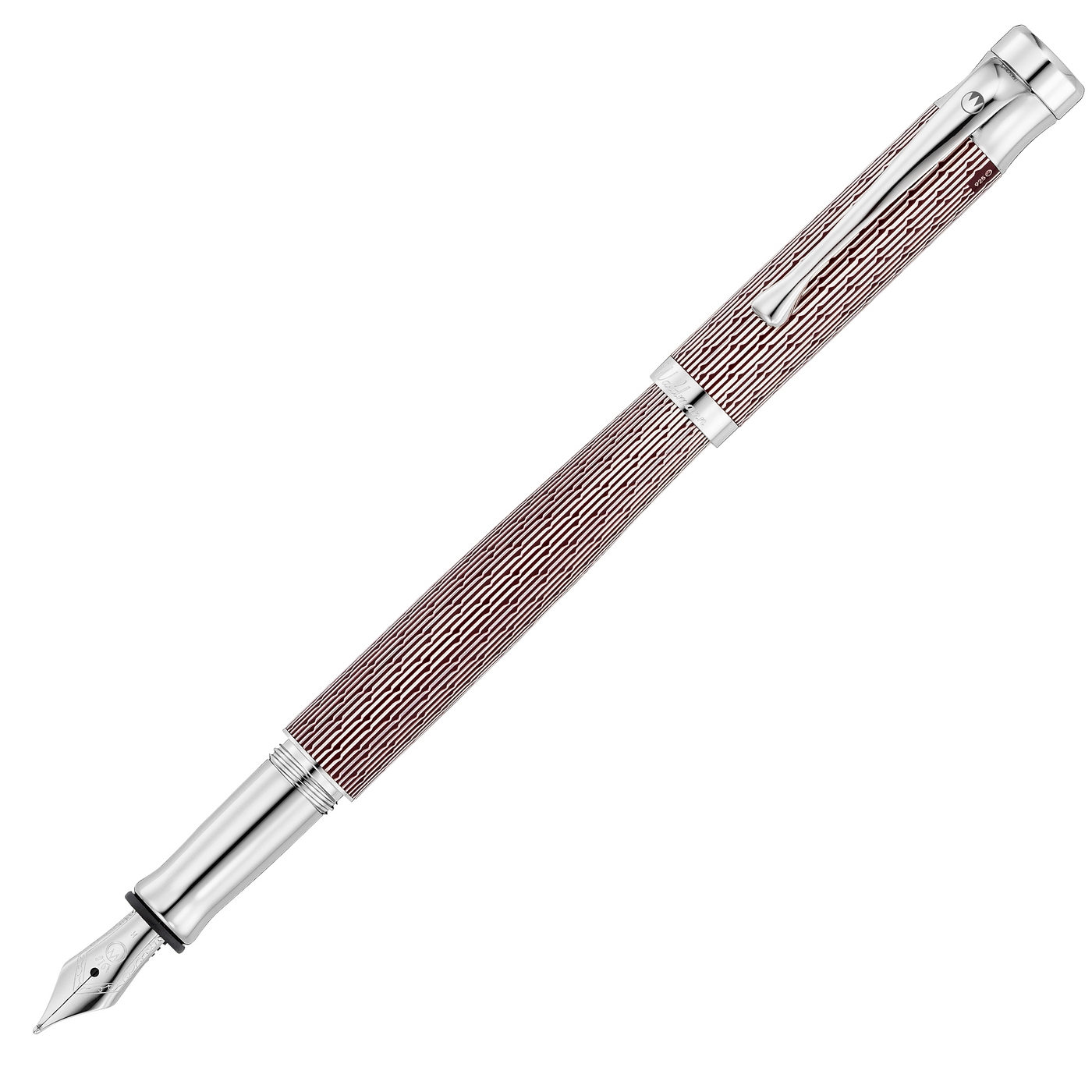 Waldmann Tango Fountain Pen - Brilliant Burgundy | Atlas Stationers.