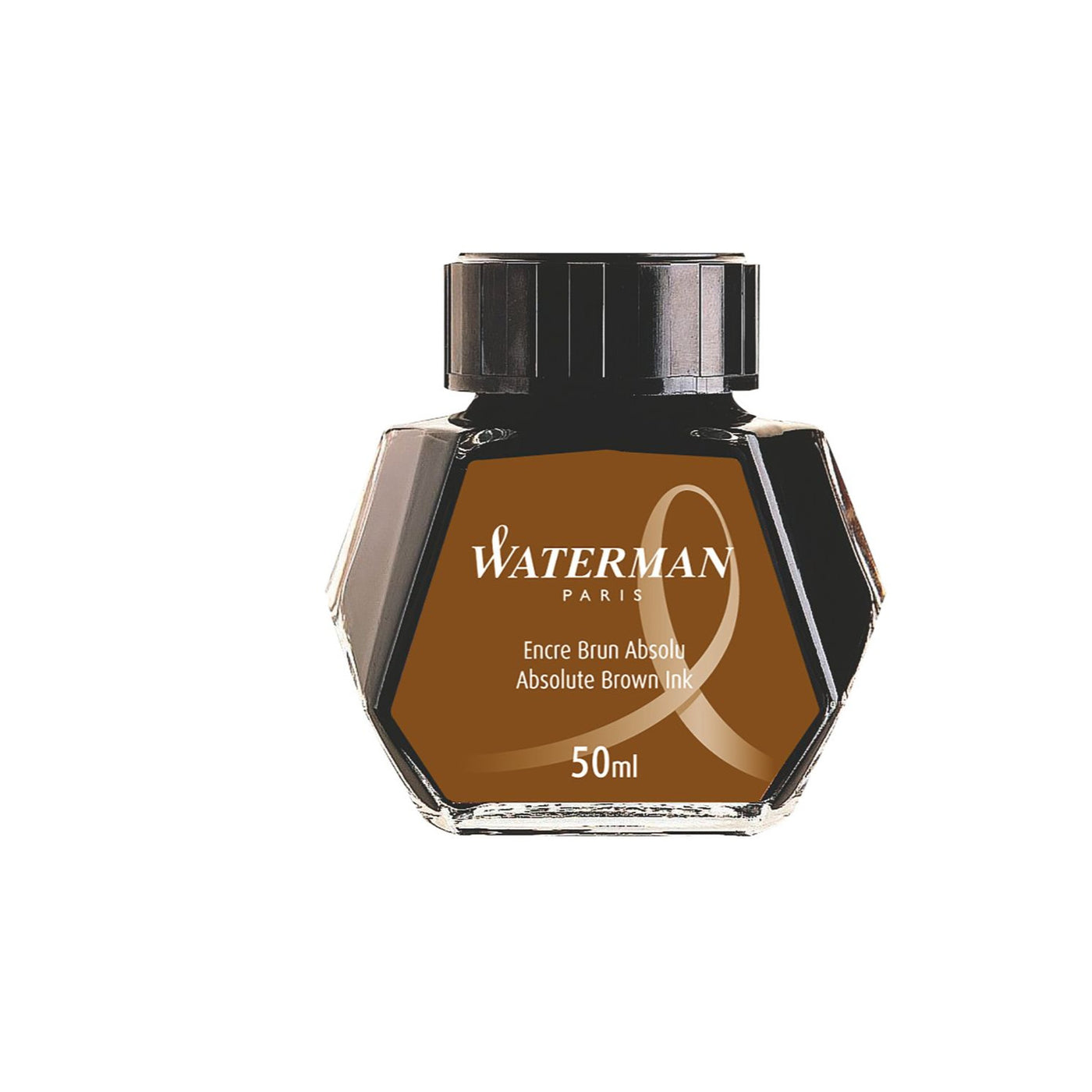 Waterman Absolute Brown - 50ml Bottled Ink | Atlas Stationers.