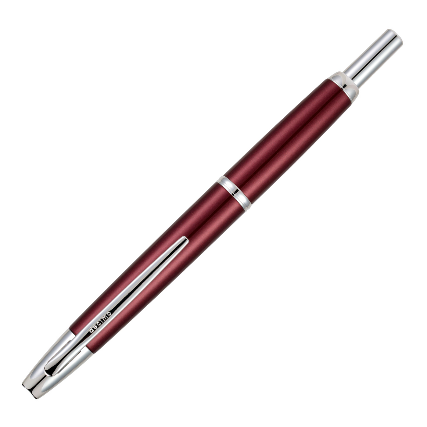 Pilot Vanishing Point Decimo Fountain Pen - Burgundy