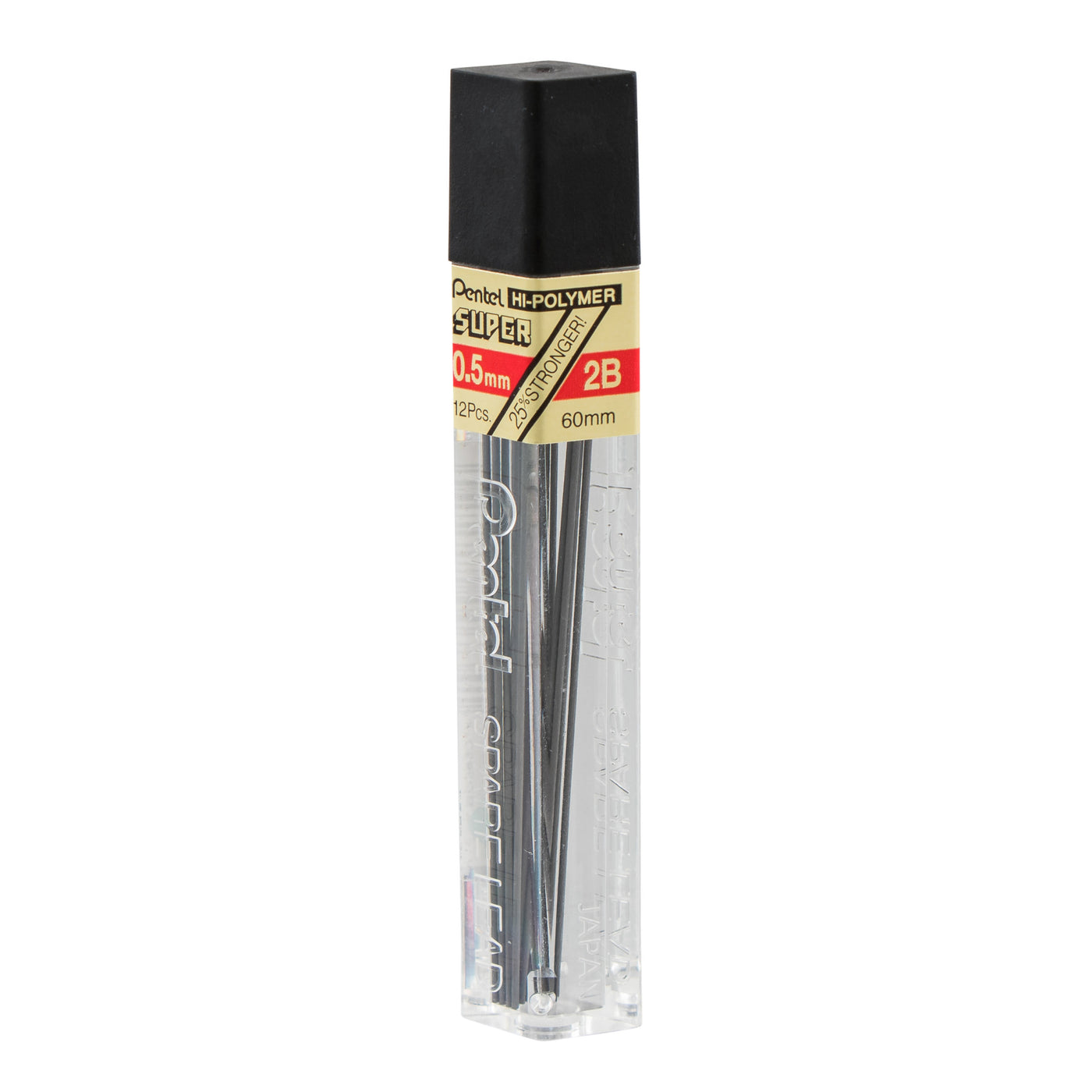 Pentel Super Hi-Polymer Lead - 0.5mm - 12 Pieces | Atlas Stationers.