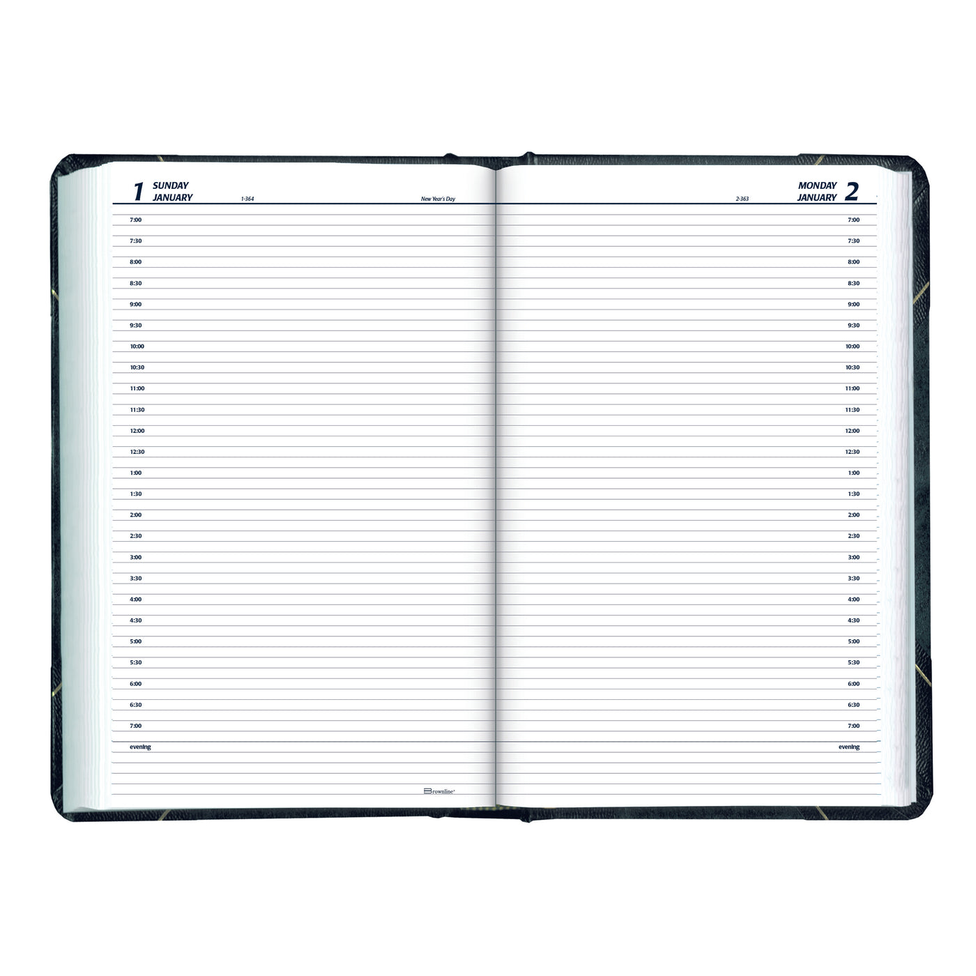 Brownline Daily Planner - 8" x 13 3/8" | Atlas Stationers.