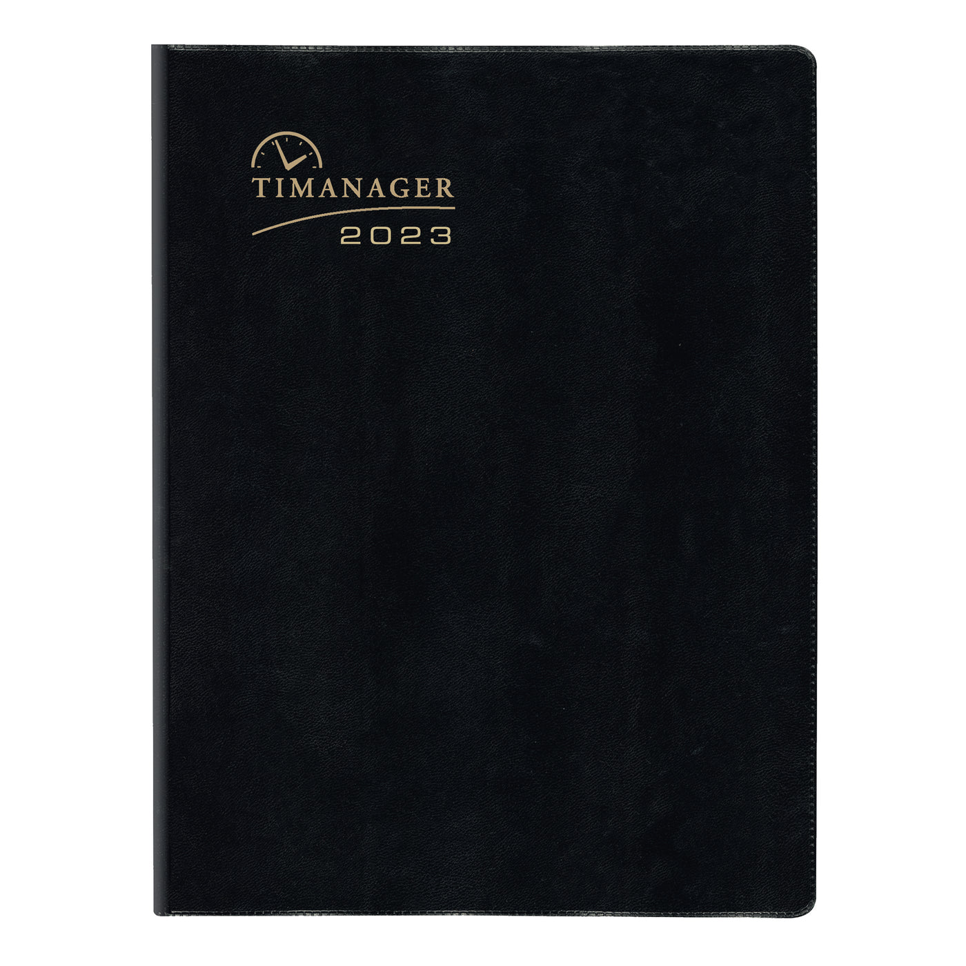 Timanager Weekly Planner - Black - 7 5/8" x 10 1/4" - Black Cover | Atlas Stationers.