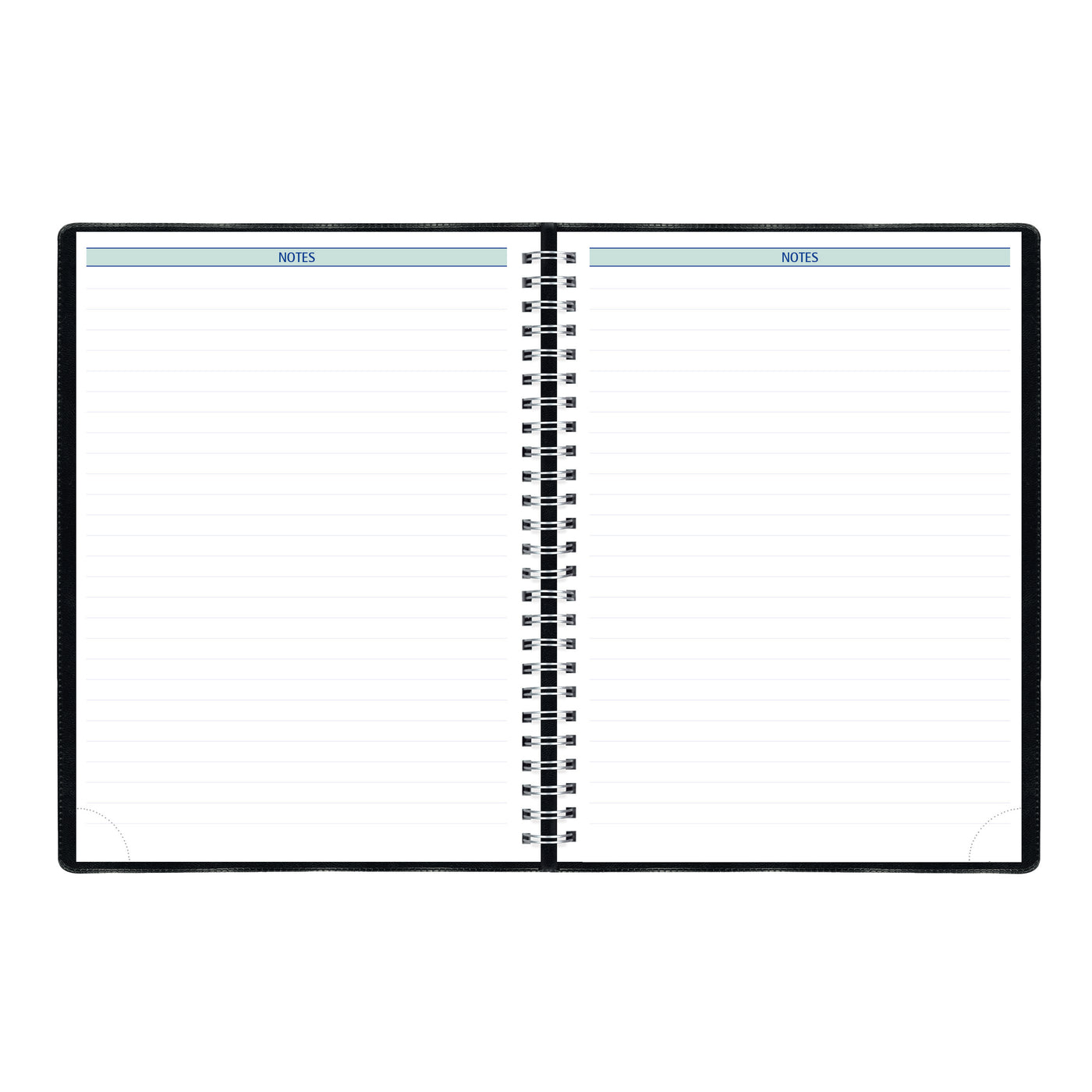 Timanager Weekly Planner - Black - 7 5/8" x 10 1/4" - Black Cover | Atlas Stationers.