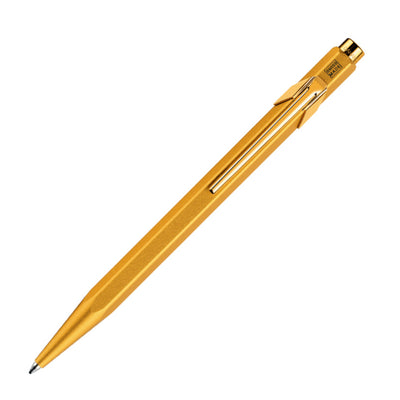 Caran d'Ache 849 Ballpoint Pen - Gold Bar | Atlas Stationers.