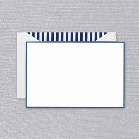 Crane Regent Blue Border Cards | Atlas Stationers.