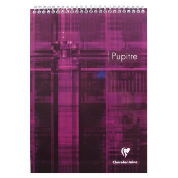 Clairefontaine Wirebound Notepad - Graph 80 sheets - 8 1/2 x 11 3/4 - Assorted | Atlas Stationers.