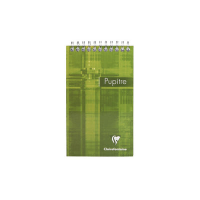 Clairefontaine Wirebound Notepad - Ruled 80 sheets - 4 1/4 x 6 3/4 - Assorted | Atlas Stationers.