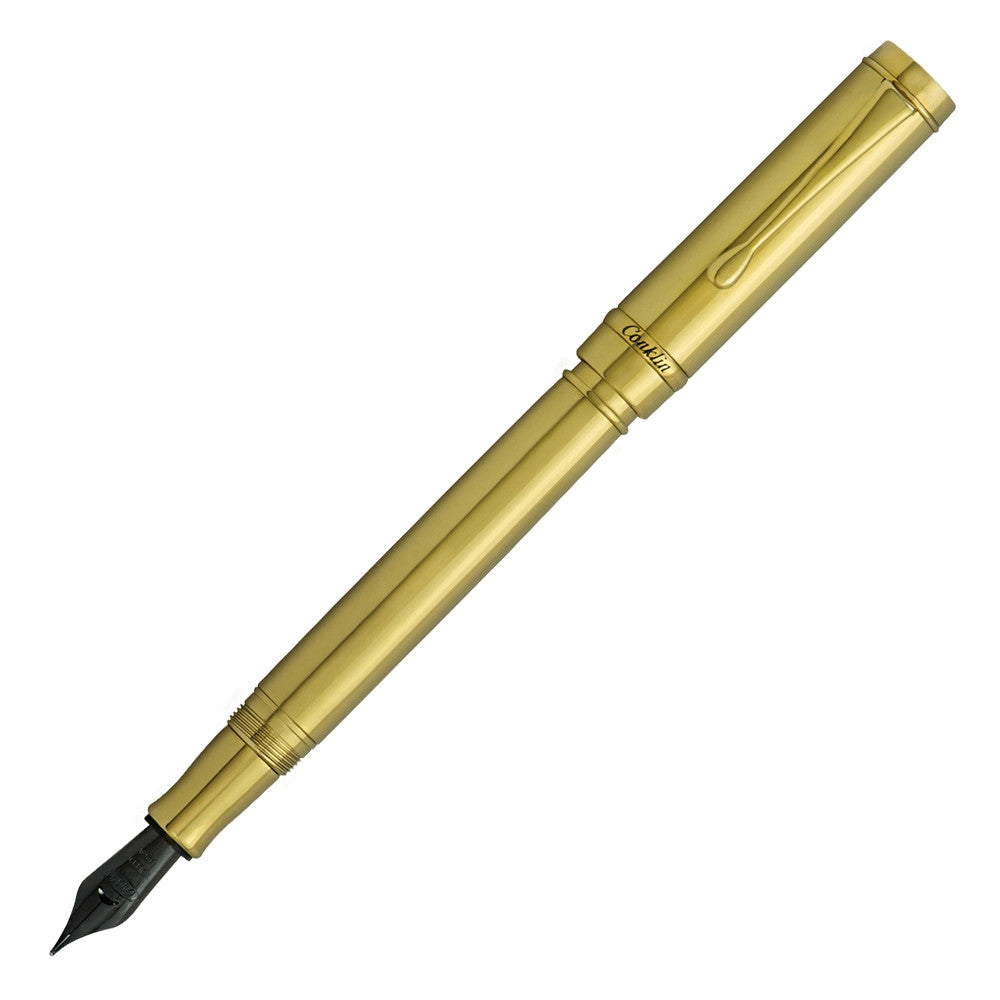 Conklin Duragraph Metal PVD Fountain Pen - Gold (Special Edition) | Atlas Stationers.