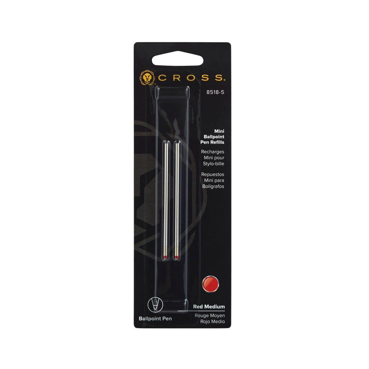 Cross Mini Ballpoint Refill - Red (2 PK) | Atlas Stationers.