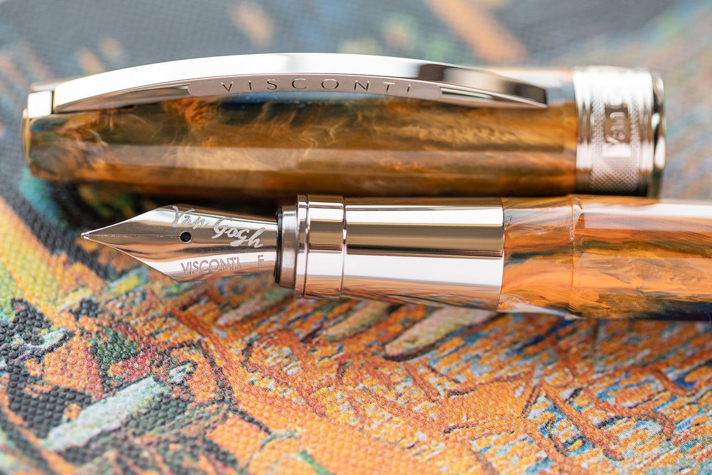 Visconti Van Gogh Fountain Pen - Cafe Terrace at Night | Atlas Stationers.