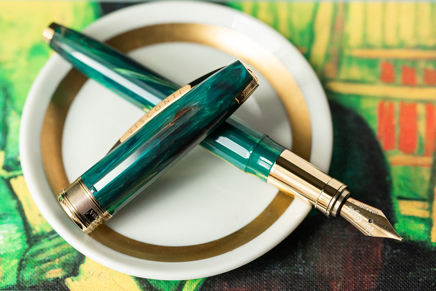 Visconti Van Gogh Fountain Pen - The Novel Reader | Atlas Stationers.