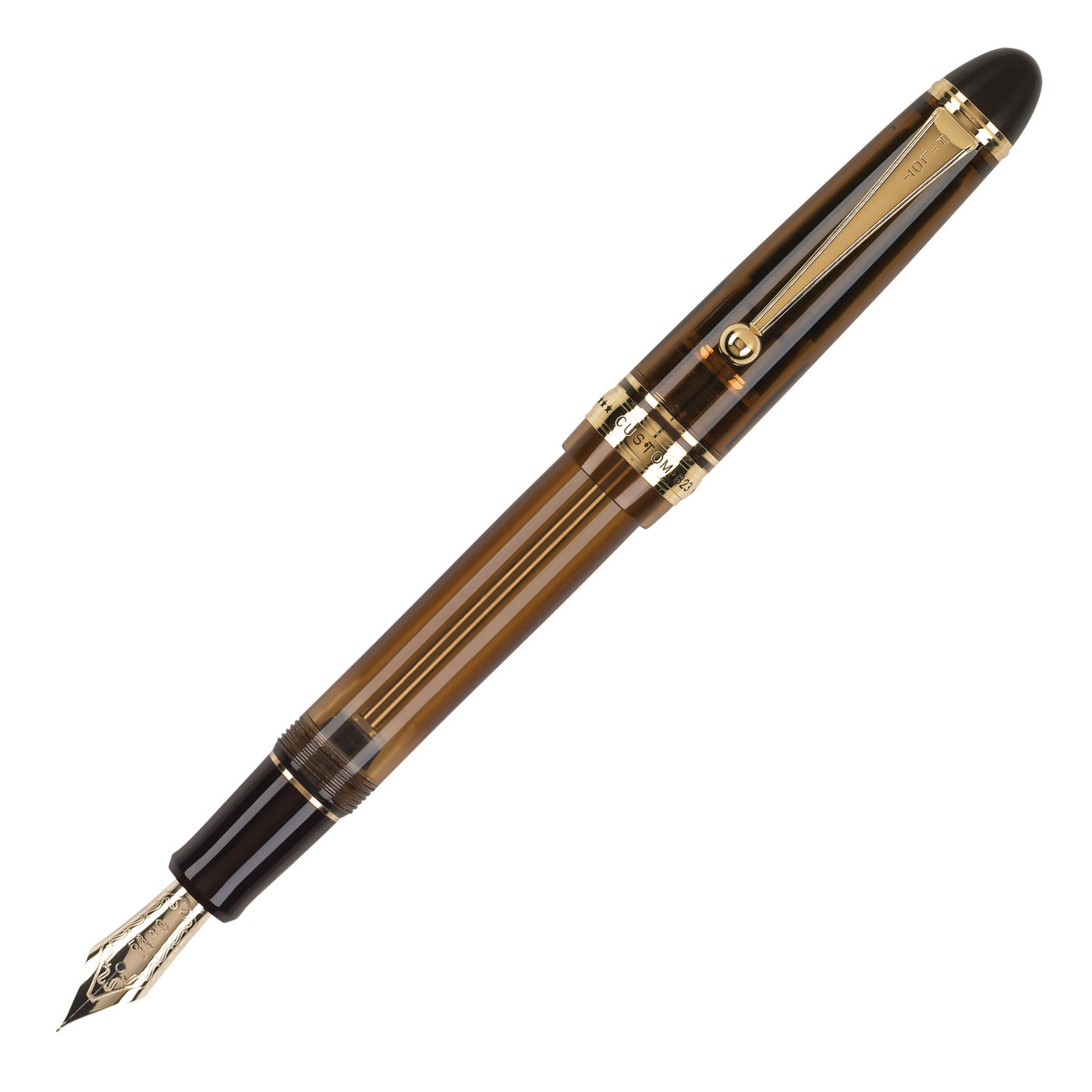 Pilot Custom 823 Fountain Pen - Amber | Atlas Stationers.