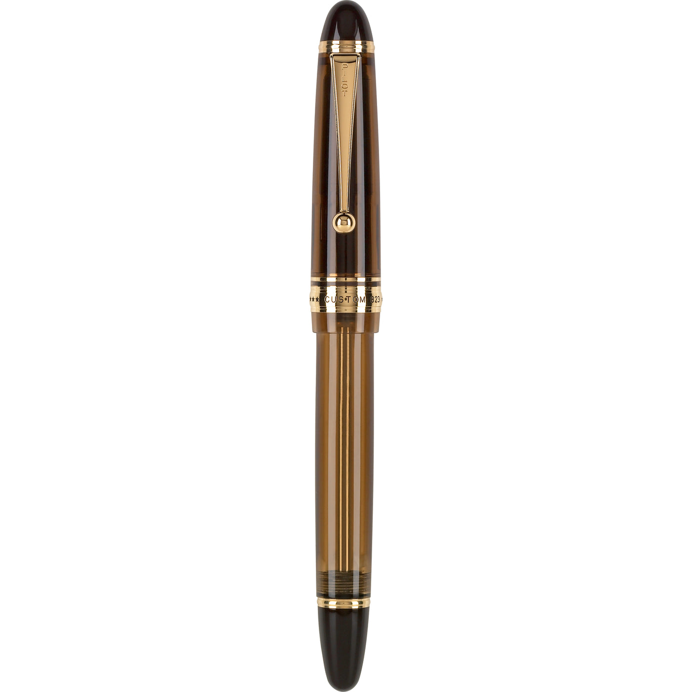 Pilot Custom 823 Fountain Pen - Amber | Atlas Stationers.