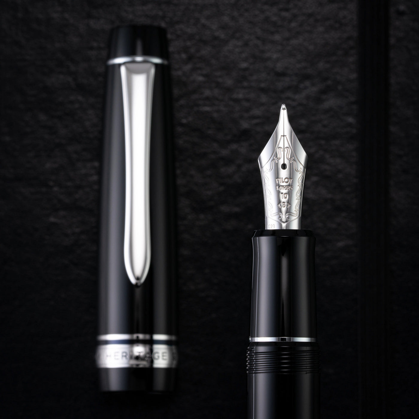 Pilot Custom Heritage 912 Fountain Pen - Black | Atlas Stationers.