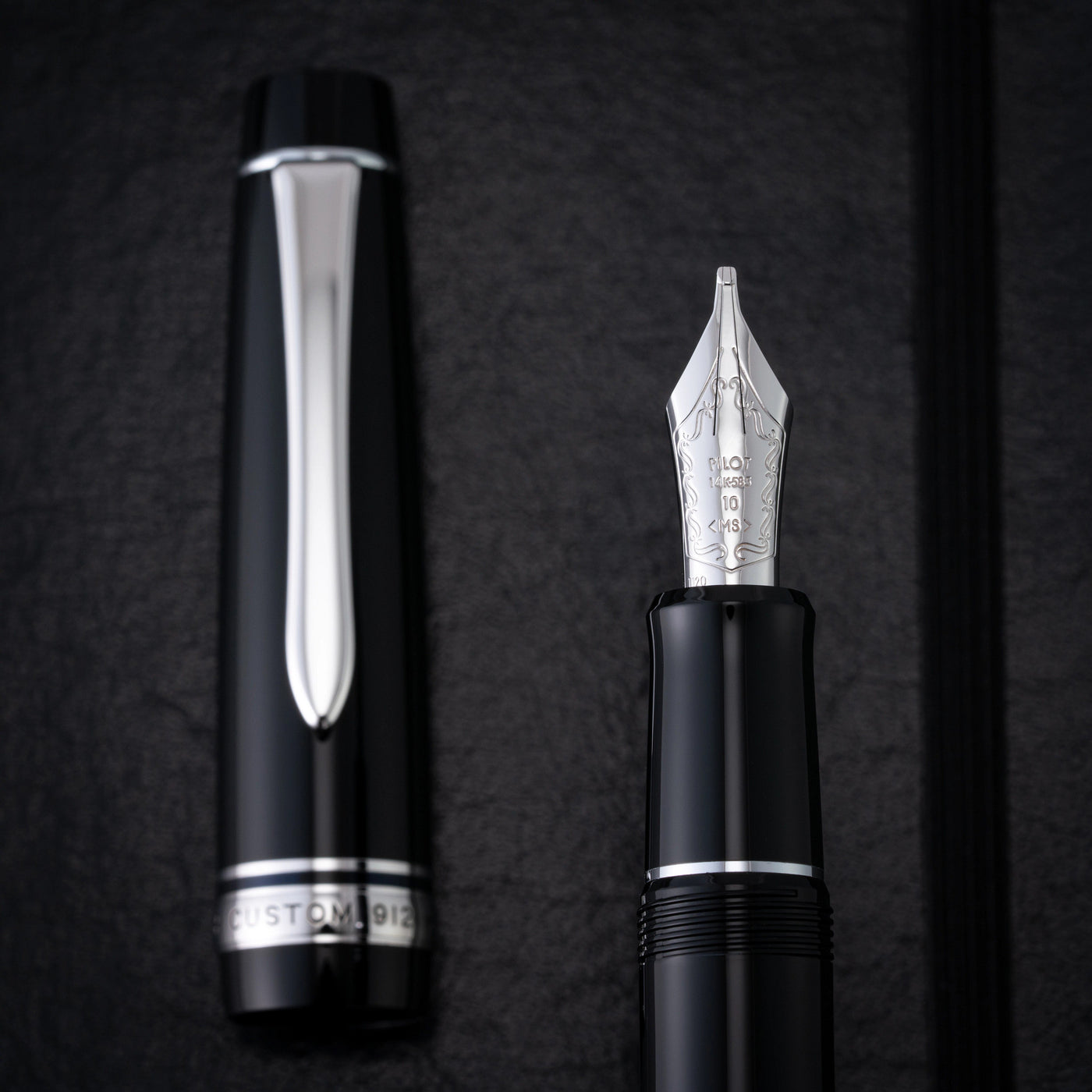 Pilot Custom Heritage 912 Fountain Pen - Black | Atlas Stationers.