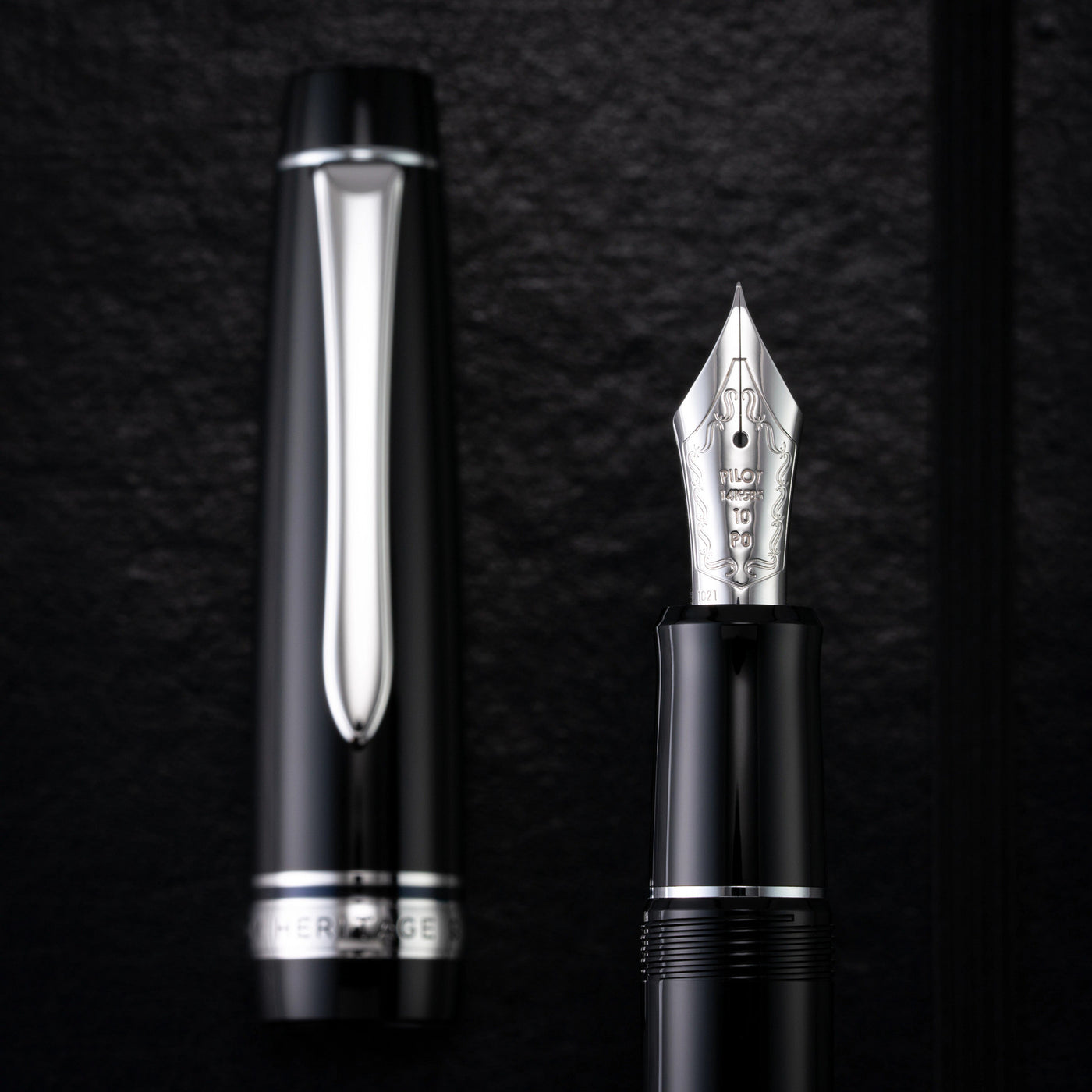 Pilot Custom Heritage 912 Fountain Pen - Black | Atlas Stationers.