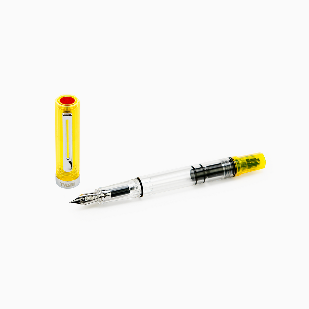 TWSBI Eco Fountain Pen - Transparent Yellow | Atlas Stationers.