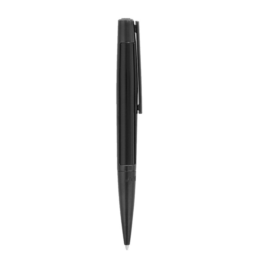 S.T. Dupont Defi Ballpoint Pen - Black with Matte Black Trim | Atlas Stationers.