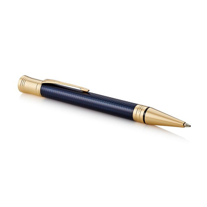 Parker Duofold Prestige Ballpoint Pen - Blue Chevron | Atlas Stationers.