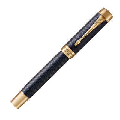 Parker Duofold Prestige Fountain Pen - Blue Chevron | Atlas Stationers.