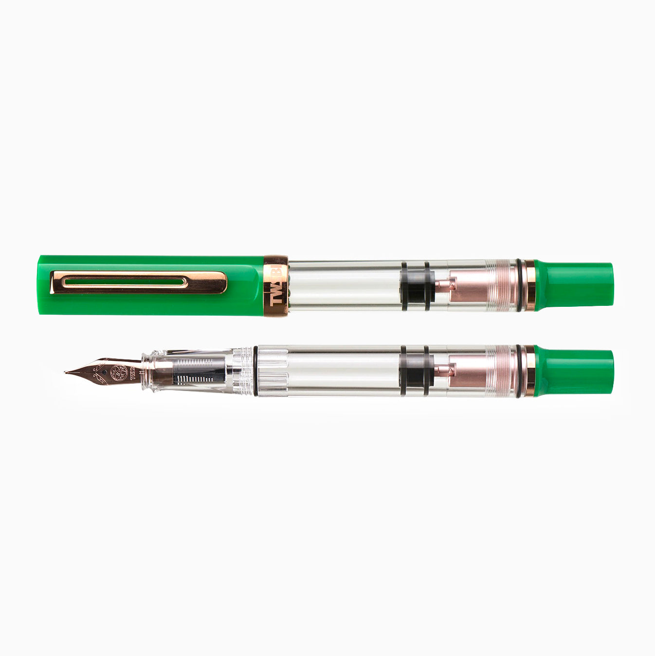 TWSBI Eco-T Fountain Pen - Royal Jade w/ Rose Gold (Gift Set)