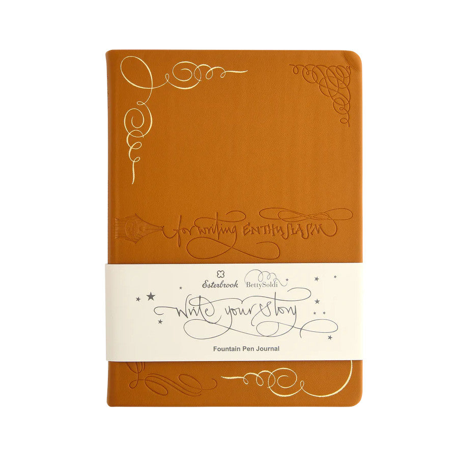 Esterbrook 'Write Your Story' Journal - Camel | Atlas Stationers.